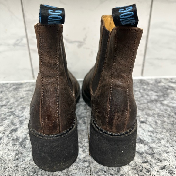 John Fluevog Ankle Leather Boot size 8.5 - Picture 7 of 9